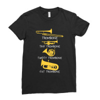 Types Of Trombones Ladies Fitted T-shirt | Artistshot