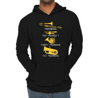 Types Of Trombones Lightweight Hoodie | Artistshot