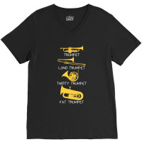 Types Of Trumpet V-neck Tee | Artistshot