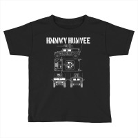 Humvee Military Combat Vehicle Schematic Hmmwv Humvee Toddler T-shirt | Artistshot