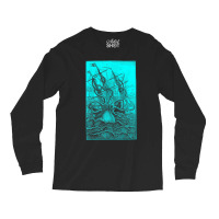 Giant Octopus Pirate Ship Vintage Kraken Sailing Squid Xmas Long Sleeve Shirts | Artistshot