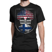 American Grown With Finnish Roots   Finland Premium T Shirt Classic T-shirt | Artistshot