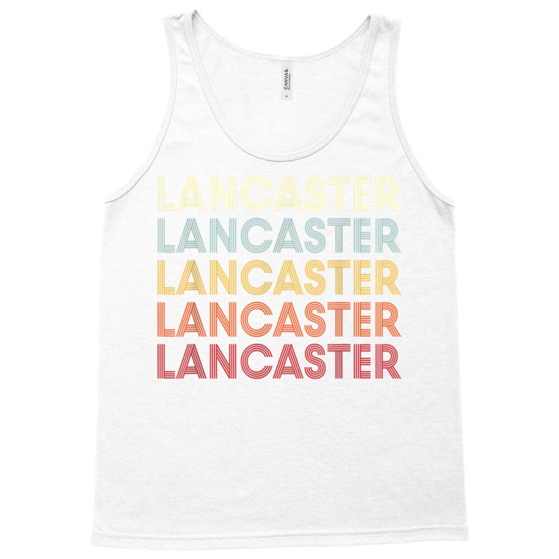 Lancaster California Lancaster Ca Retro Vintage Text T Shirt Tank Top | Artistshot