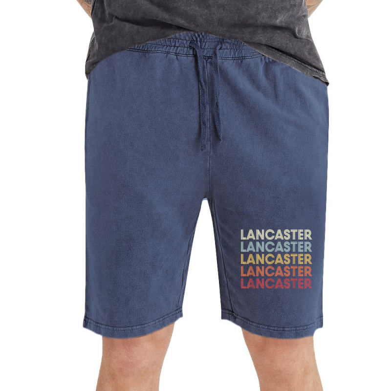 Lancaster California Lancaster Ca Retro Vintage Text T Shirt Vintage Short | Artistshot