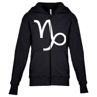 Capricorn Zodiac T Shirt Youth Zipper Hoodie | Artistshot