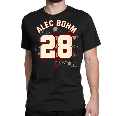 Alec Bohm Philadelphia Phillies Men's Red Backer T-Shirt 