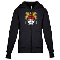 Samurai Panda Youth Zipper Hoodie | Artistshot