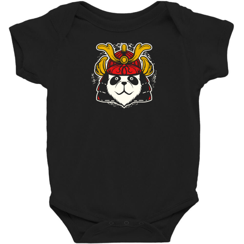 Samurai Panda Baby Bodysuit by QuantaeXun | Artistshot