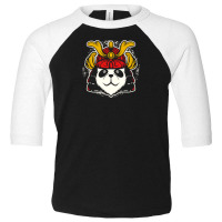 Samurai Panda Toddler 3/4 Sleeve Tee | Artistshot