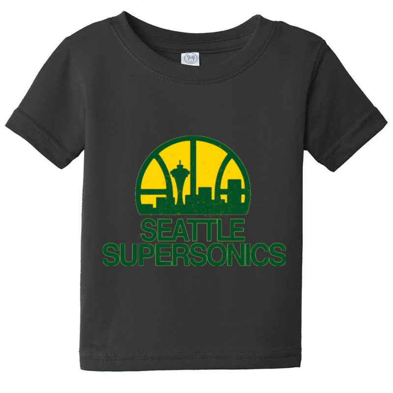 Seattle Supersonics - Vintage Baby Tee by cm-arts | Artistshot