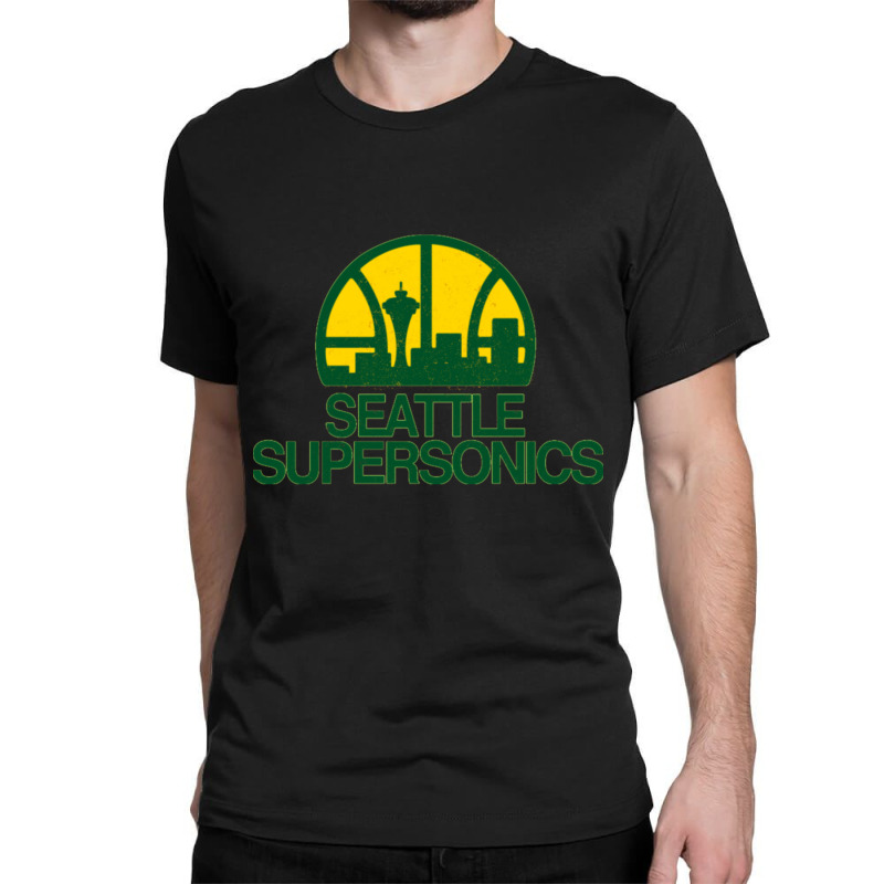 Seattle Supersonics - Vintage Classic T-shirt by cm-arts | Artistshot