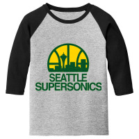 Seattle Supersonics - Vintage Youth 3/4 Sleeve | Artistshot