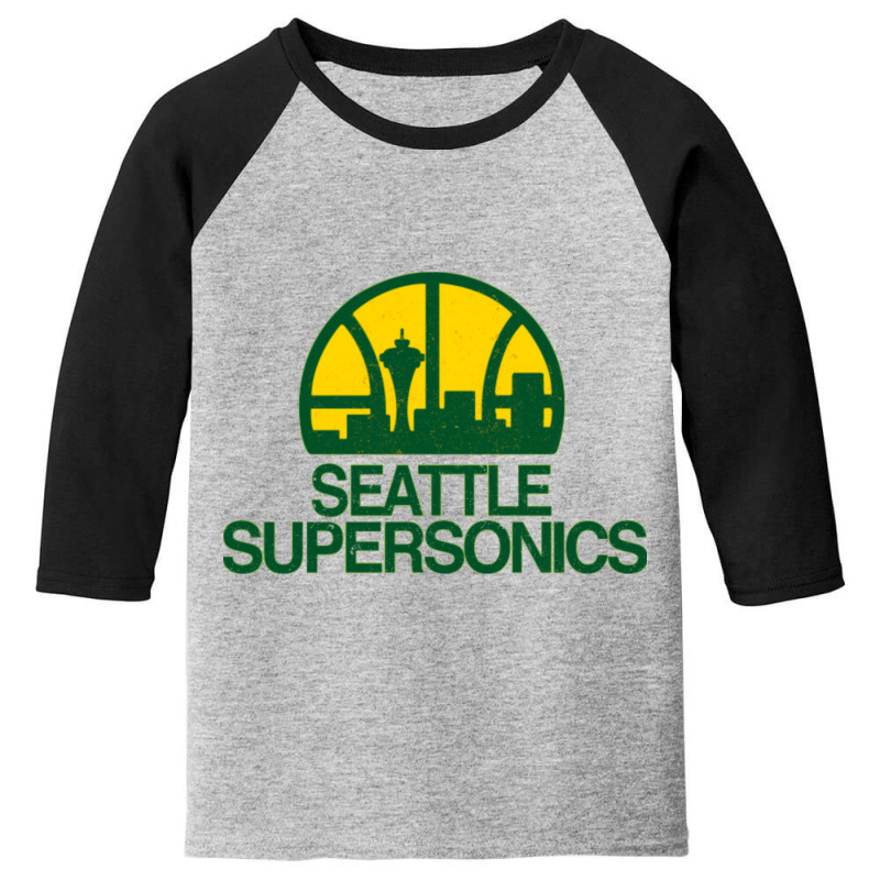 Seattle Supersonics - Vintage Youth 3/4 Sleeve by cm-arts | Artistshot