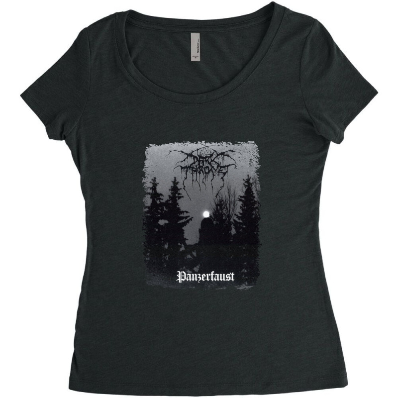 Darkthrone - Panzerfaust - Album Cover Women's Triblend Scoop T-shirt by cm-arts | Artistshot