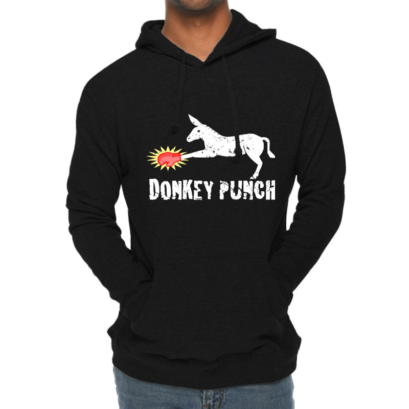 Donkey Punch, Donkey Punch Vintage, Donkey Punch Art, Donkey Punch Pai Lightweight Hoodie by SHOPTYU | Artistshot