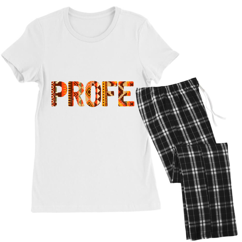 Profe Spanish Teacher Latin Professor T Shirt Women's Pajamas Set by cm-arts | Artistshot