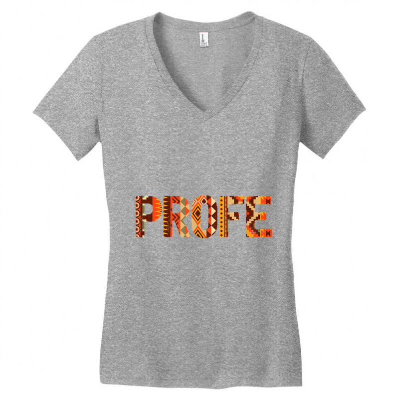 Profe Spanish Teacher Latin Professor T Shirt Women's V-Neck T-Shirt by cm-arts | Artistshot