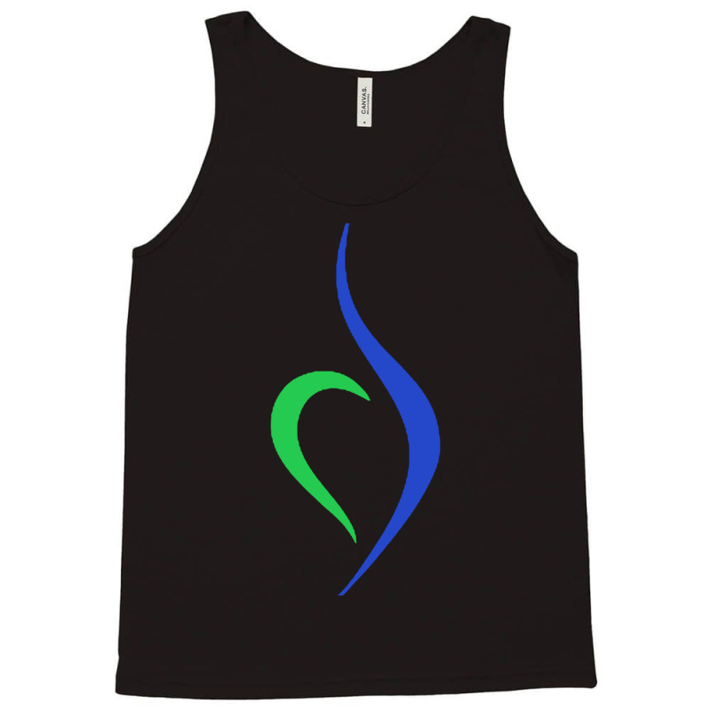 Blue And Green Eating Disorder Symbol - Neda Tank Top | Artistshot