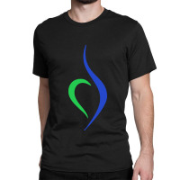 Blue And Green Eating Disorder Symbol - Neda Classic T-shirt | Artistshot