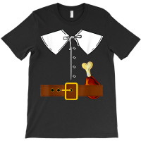 Pilgrim Costume Hat Colonist Thanksgiving Turkey Day Gift T-shirt | Artistshot