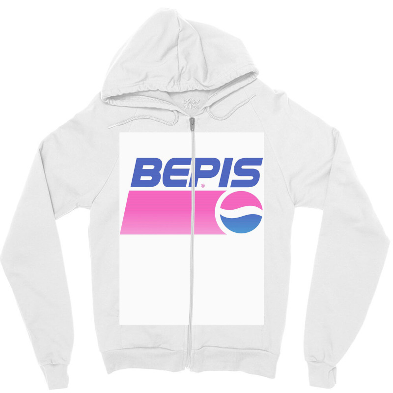 Bepis Aesthetic Zipper Hoodie | Artistshot