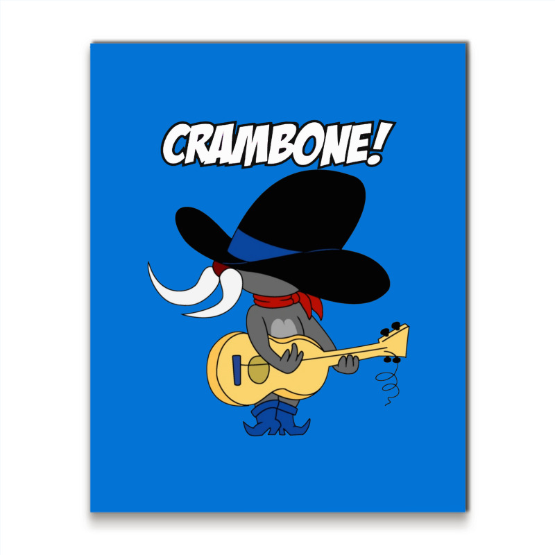 Uncle Pecos Crambone Funny Metal Print Vertical | Artistshot