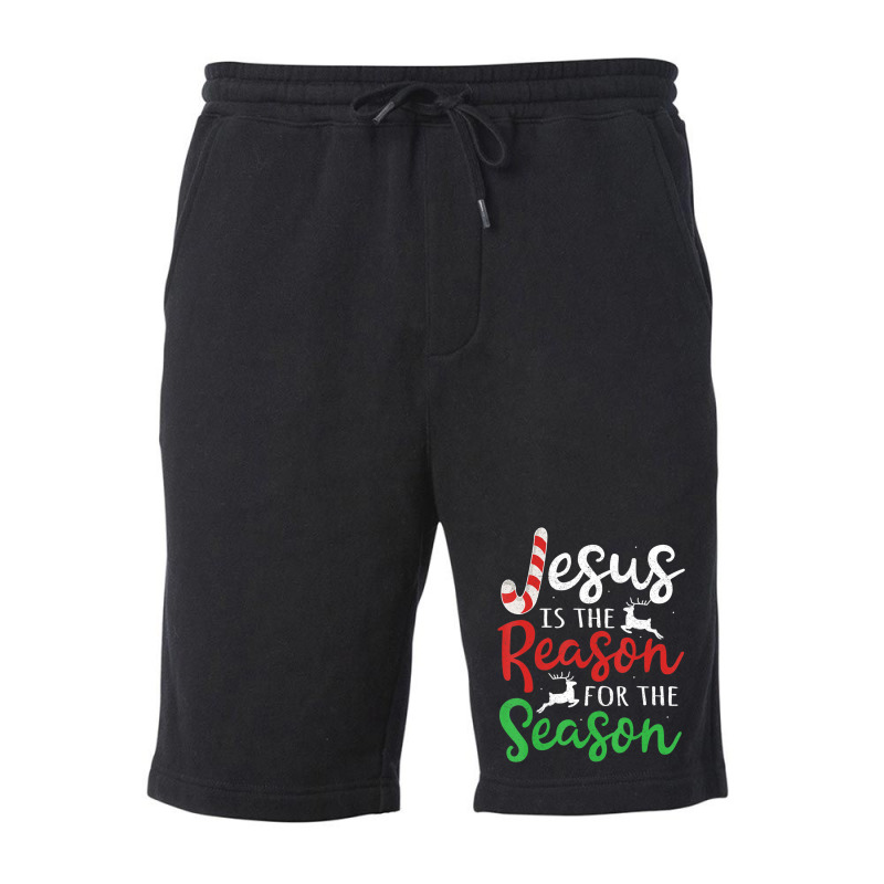 Jesus Is The Reason For The Season Christmas Fleece Short by cm-arts | Artistshot