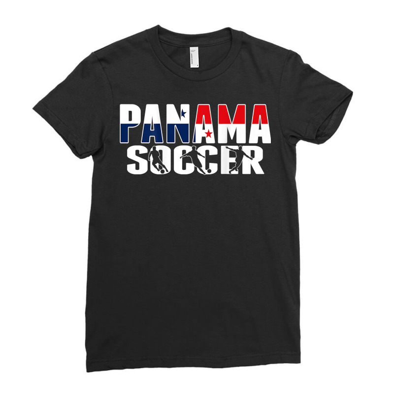 Panama Soccer Lovers Jersey Panamanian Flag Football Players T Shirt Ladies Fitted T-Shirt by cm-arts | Artistshot