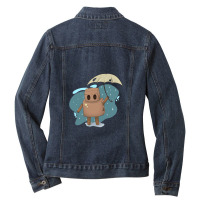 Cardboard Robots Ladies Denim Jacket | Artistshot