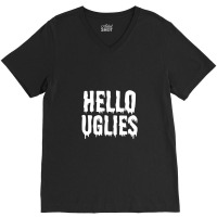 Hello Uglies V-neck Tee | Artistshot