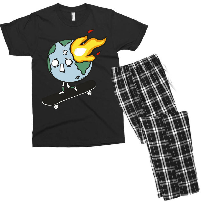 World Skateboarding, World Skateboarding Art, World Skateboarding Pain Men's T-shirt Pajama Set by SHOPTYU | Artistshot