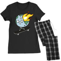 World Skateboarding, World Skateboarding Art, World Skateboarding Pain Women's Pajamas Set | Artistshot