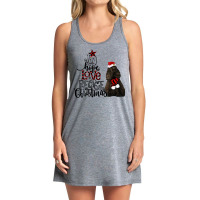 Joy Hope Love Peace Christmas Black American Cocker Spaniel Tank Dress | Artistshot