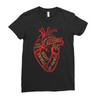 Anatomical Heart Medical Hospital Personal Cardiologist Ladies Fitted T-shirt | Artistshot