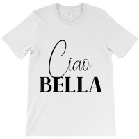 Womens Ciao Bella. Cool Design For Italians V Neck T Shirt T-shirt | Artistshot