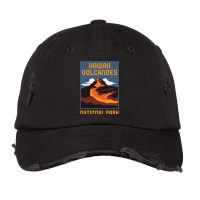 Hawaii Volcanoes National Park Big Island Retro Graphic Pullover Hoodi Vintage Cap | Artistshot