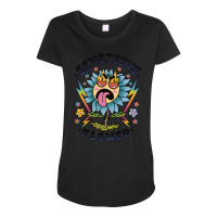 Sensitive Flower Maternity Scoop Neck T-shirt | Artistshot