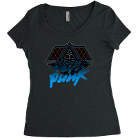 Bes Fuurisic Daf Punk Alive Design Women's Triblend Scoop T-shirt | Artistshot