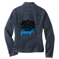 Bes Fuurisic Daf Punk Alive Design Ladies Denim Jacket | Artistshot