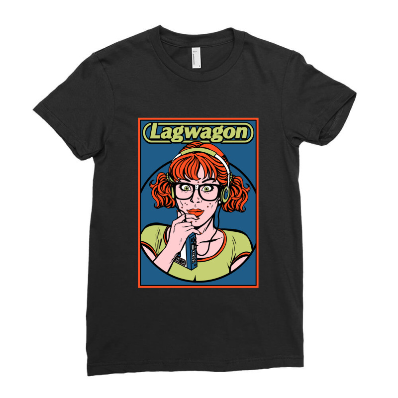 Lag Wagon Girls Essential Ladies Fitted T-Shirt by StaceyLeeAnnHernandez | Artistshot