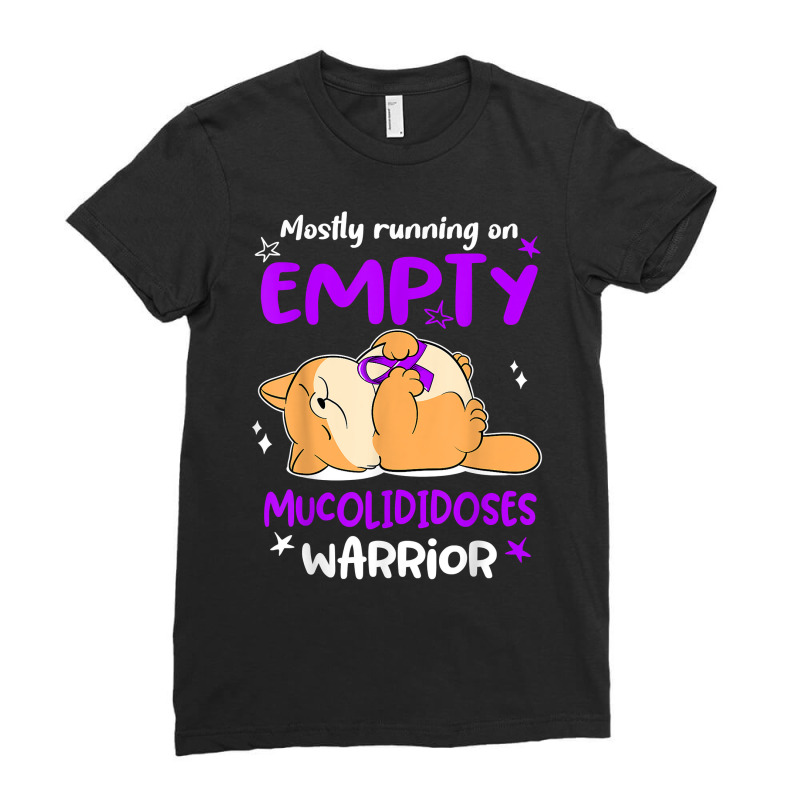 Mostly Running On Empty Mucolididoses Warrior T Shirt Ladies Fitted T-Shirt by leiseyxlmorit | Artistshot