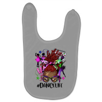 Afro Red Locs Messy Bun Dance Life Baby Bibs | Artistshot