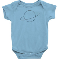 Minimal Cute Planet Baby Bodysuit | Artistshot