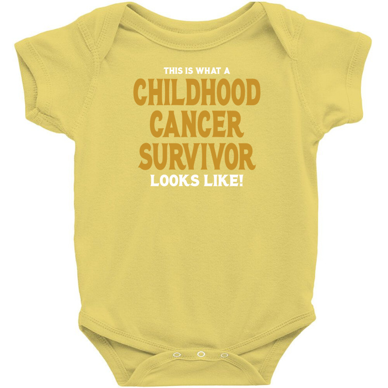 Never Underestimate The Strength Of A Childhood Cancer Warrior Baby Bodysuit | Artistshot