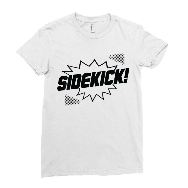 Kids Superhero Sidekick For Little Brother Or Newborn Sister Ladies Fitted T-Shirt by BonnieTori | Artistshot