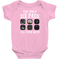 Pilots Six Pack Airplane Instruments Baby Bodysuit | Artistshot