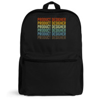 Product Designer Retro T Shirt Backpack | Artistshot