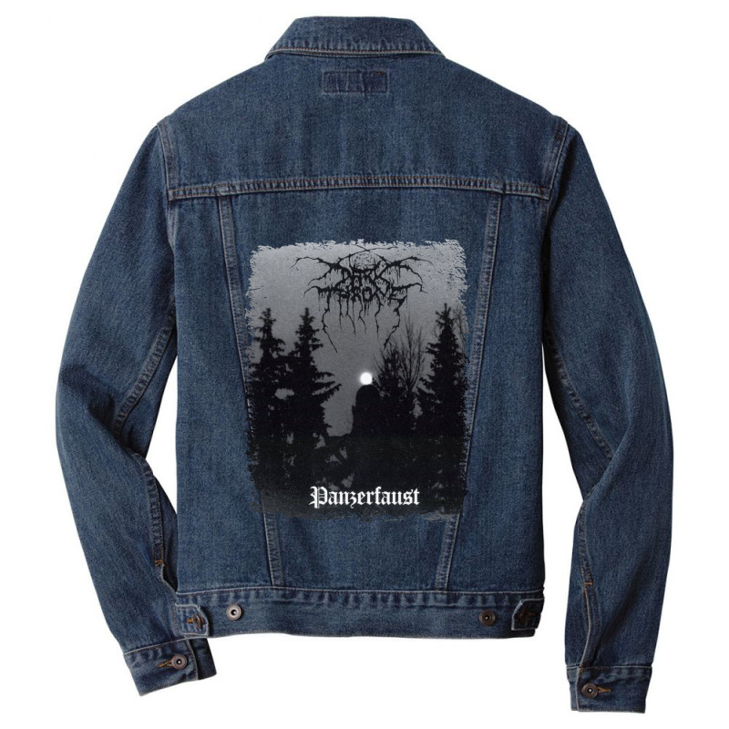 Darkthrone   Panzerfaust   Album Cover Men Denim Jacket by cm-arts | Artistshot