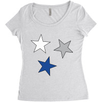 Nsu Star (3 Pack) Women's Triblend Scoop T-shirt | Artistshot