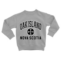 Oak Island Varsity Style Cross Black Print Pullover Hoodie Toddler Sweatshirt | Artistshot